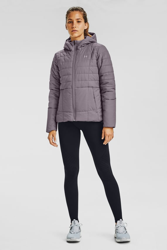 Женская сиреневая куртка UA Armour Insulated Hded Jkt