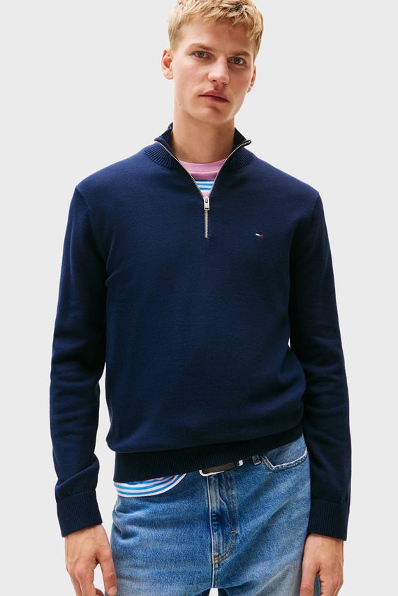 Свитер/TJM SLM ESS LIGHT ZIP SWTR EXT Tommy Jeans