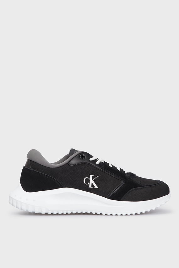 Мужские черные кожаные кроссовки EVA RUNNER LOW MG WMM