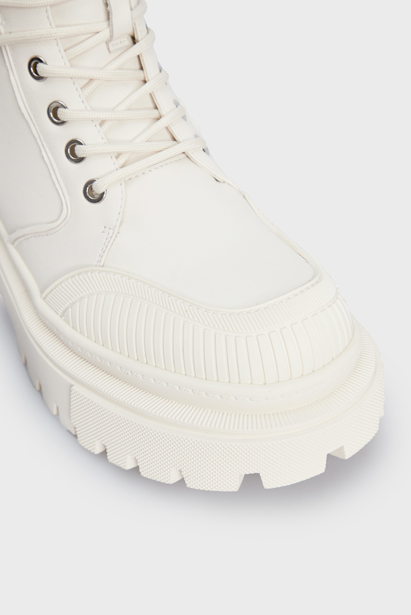 Женские белые кожаные хайкеры Harlow 10