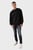 Мужской черный свитшот CITY GRID MAP CREW NECK