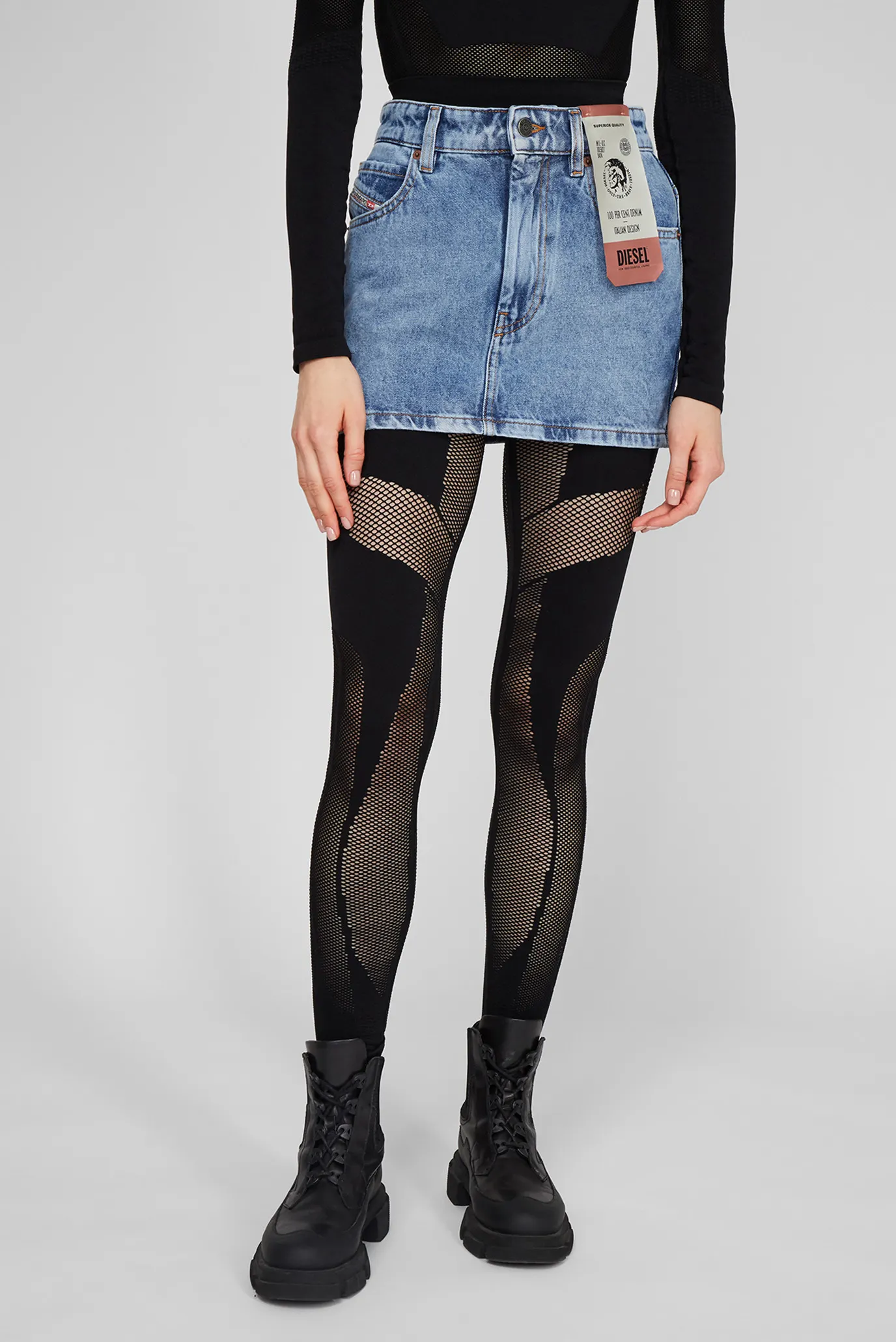 Женская голубая джинсовая юбка DE-EISY 6