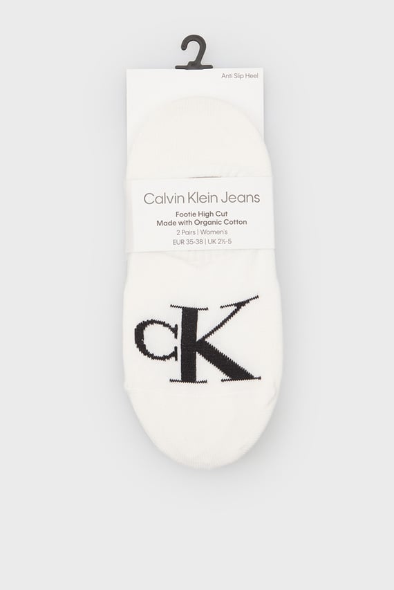 Следы CKJ WOMEN FOOTIE HIGH CUT 2P MONO
