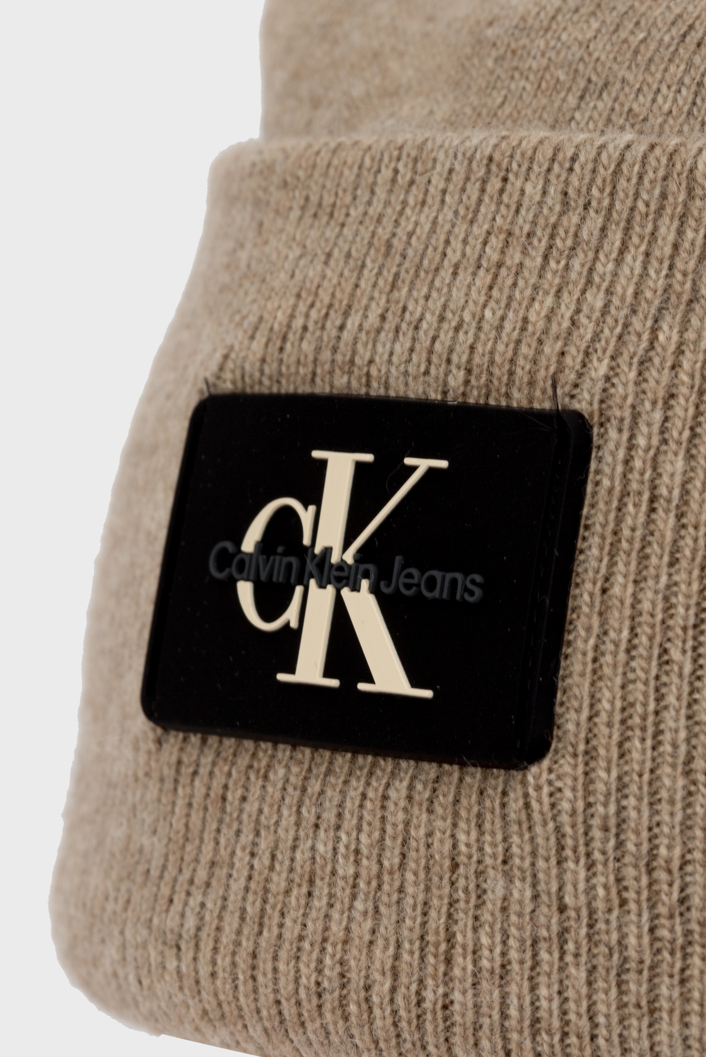 Шапка MONOLOGO PATCH NON-RIB BEANIECalvin Klein Jeans Шапка MONOLOGO PATCH NON-RIB BEANIE 2