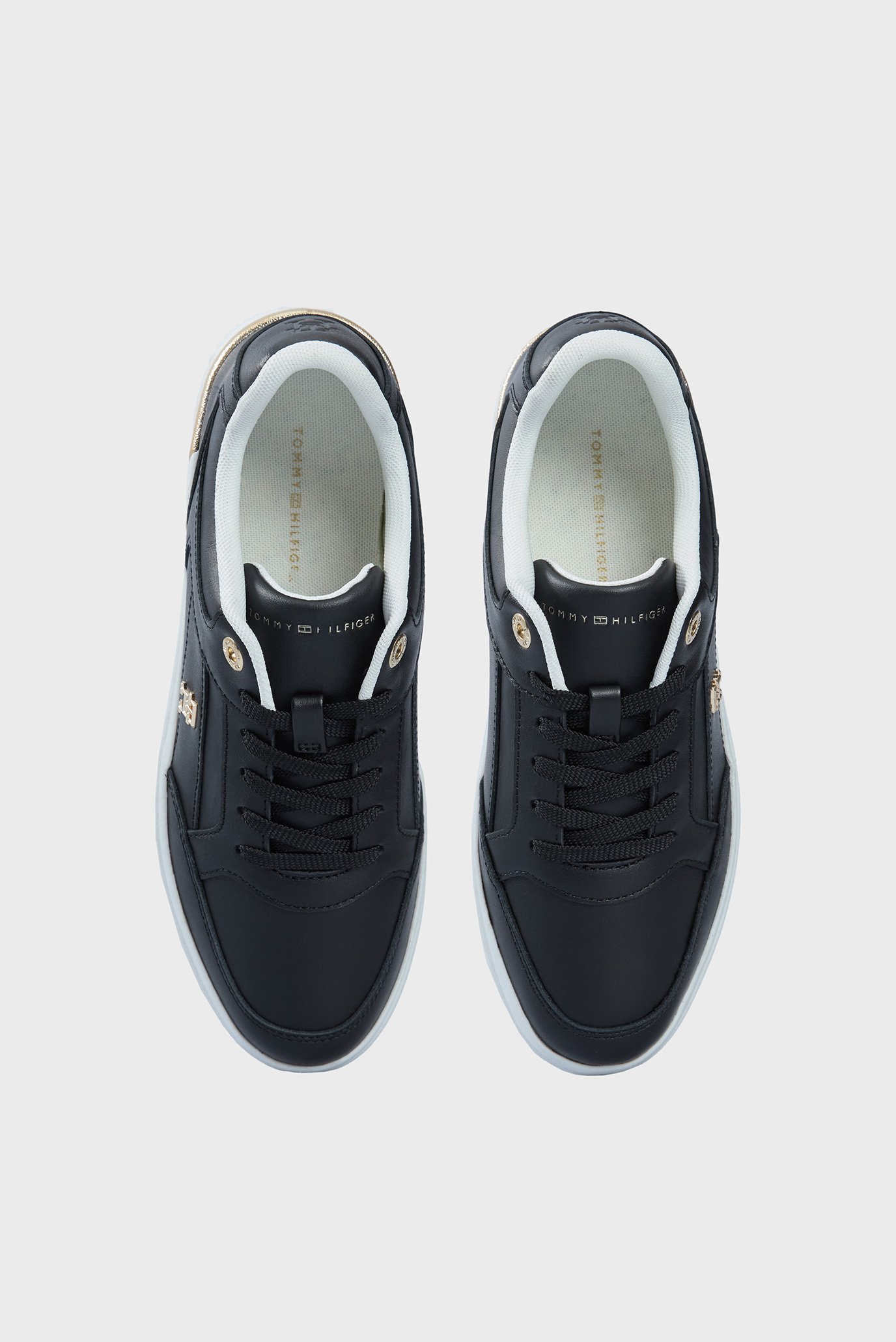 Женские черные сникерсы LUX HARDWARE COURT SNEAKER 4