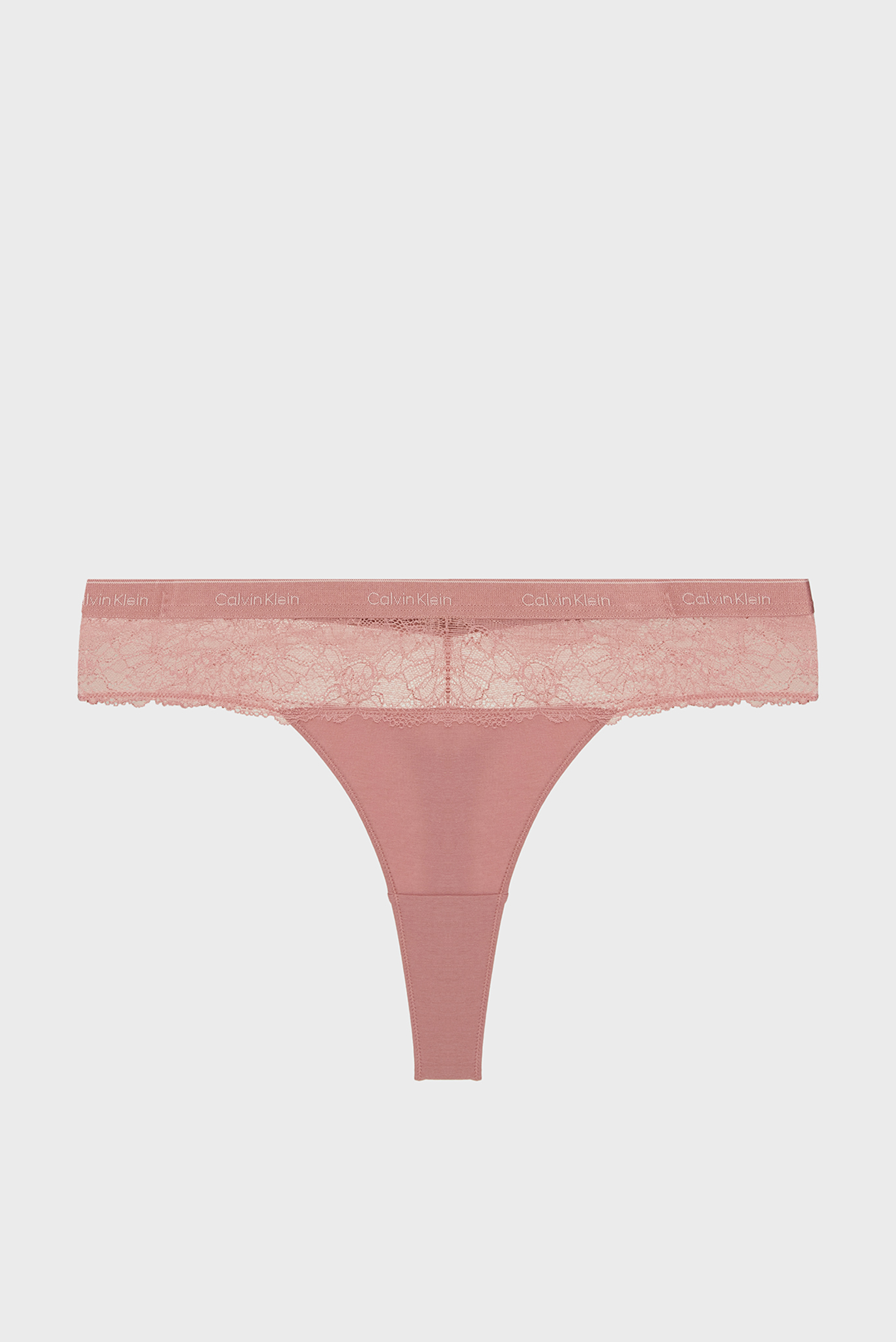 Женские розовые трусики THONG 5