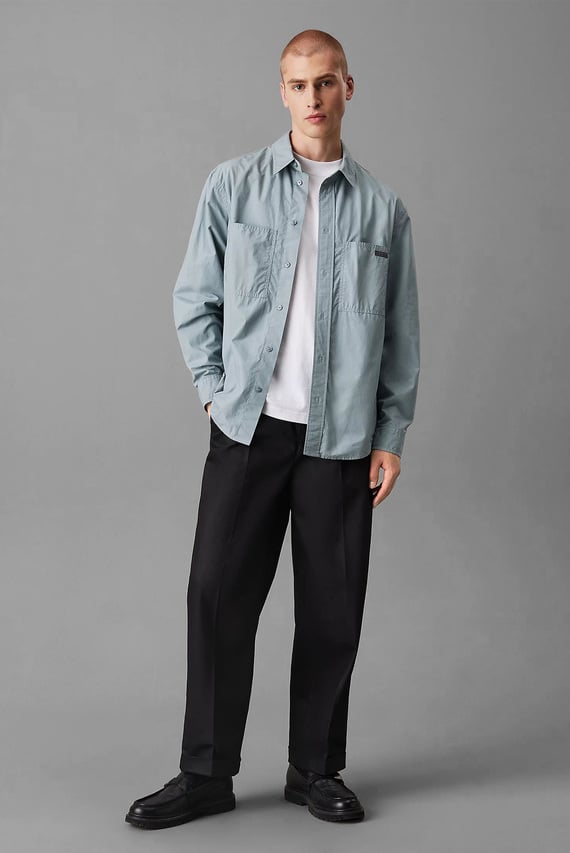 Рубашка COTTON POPLIN RELAXED SHIRT
