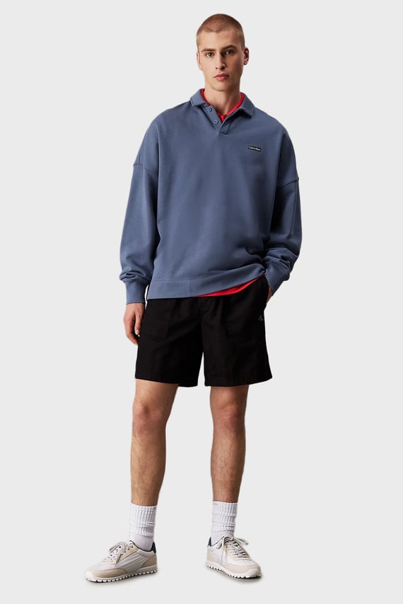 Мужские черные шорты LINEN SHORT
