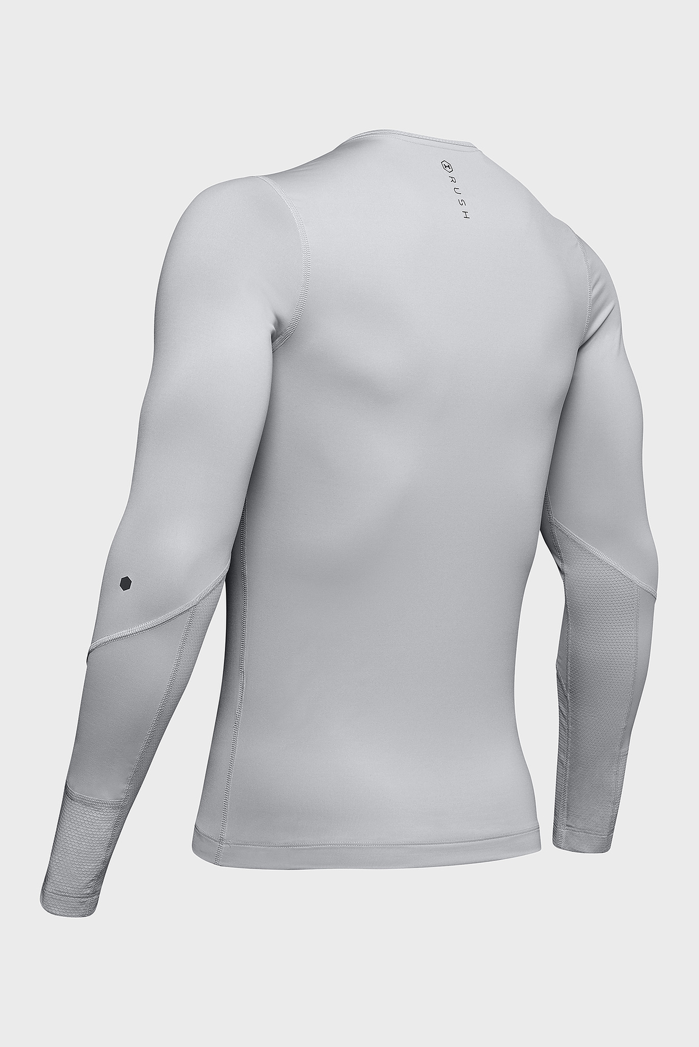 Мужской серый реглан UA Rush Compression LS 3