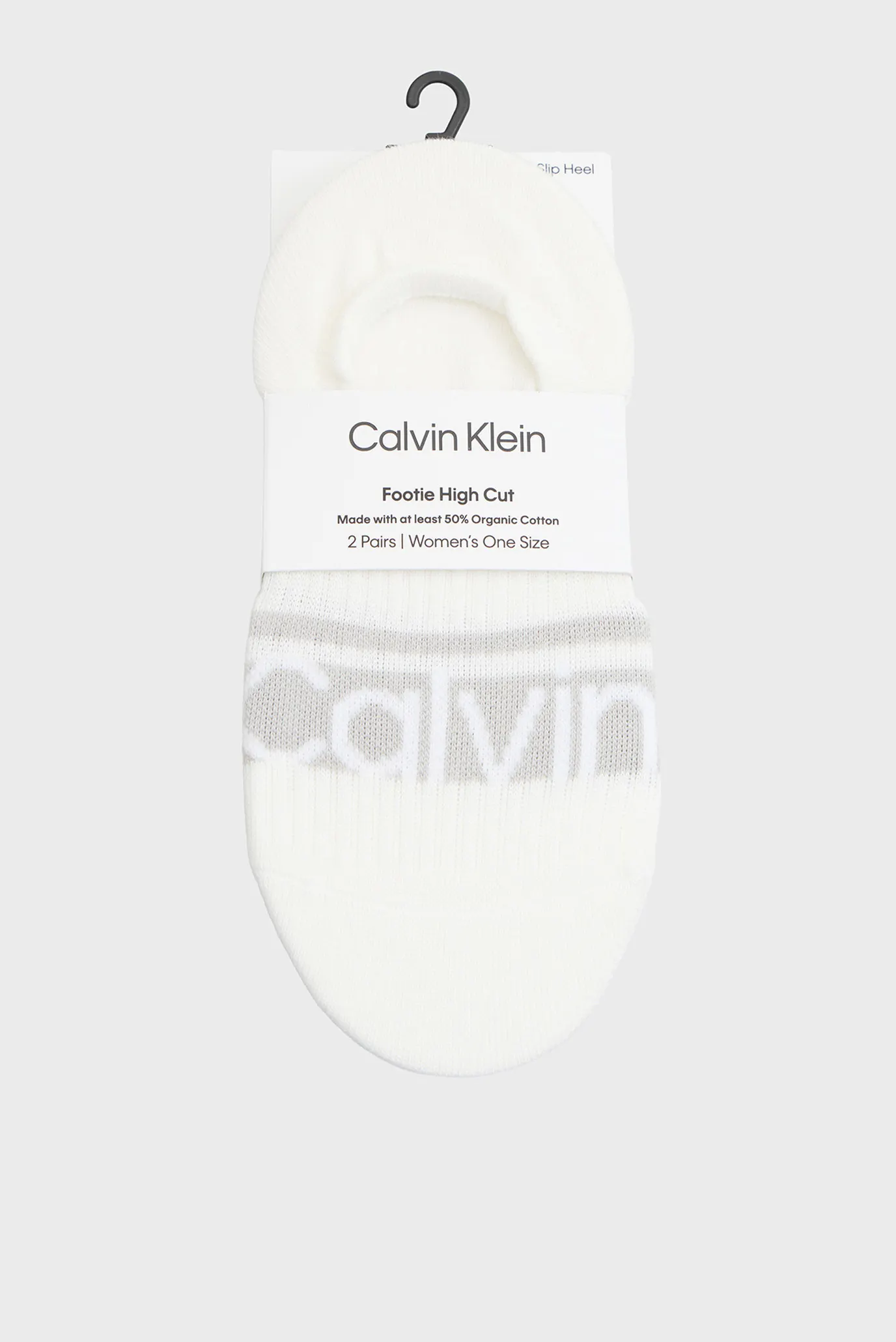 Следы CK WOMEN FOOTIE HC 2P LOGO STR 1