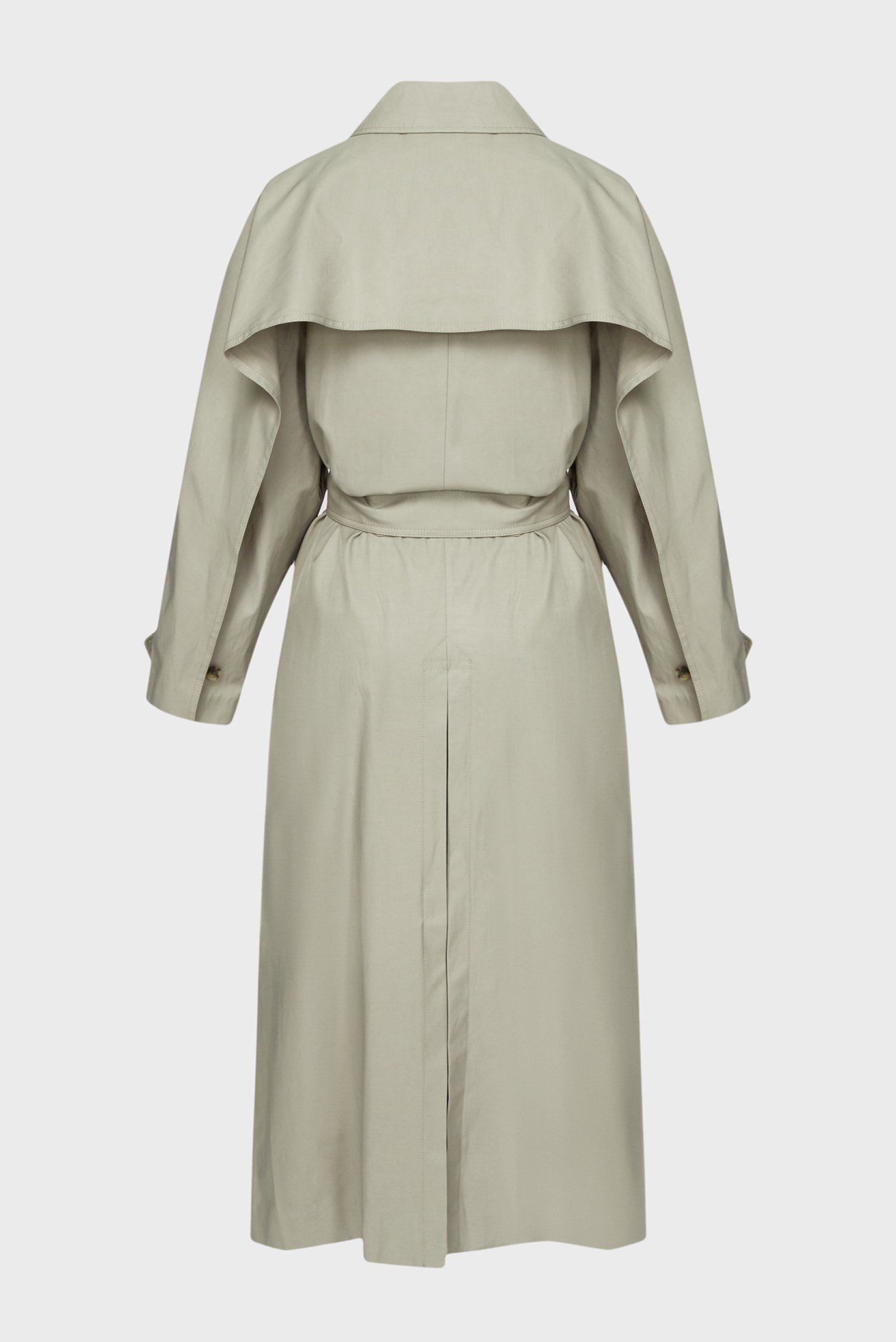 Женский бежевый тренч OVERSIZED TRENCH COAT 5