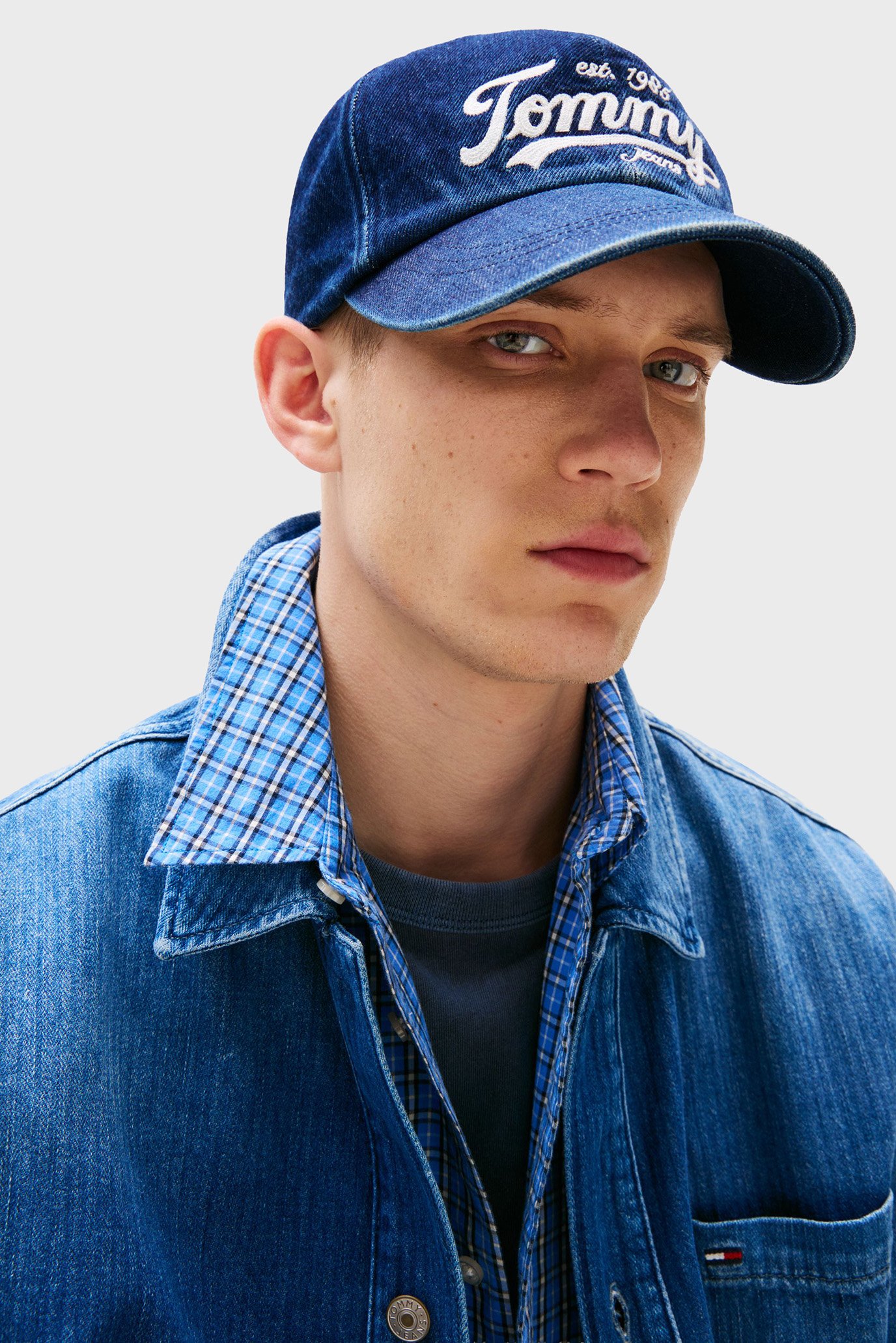 Кепка/TJM ARCHIVE SCRIPT DENIM CAP 2