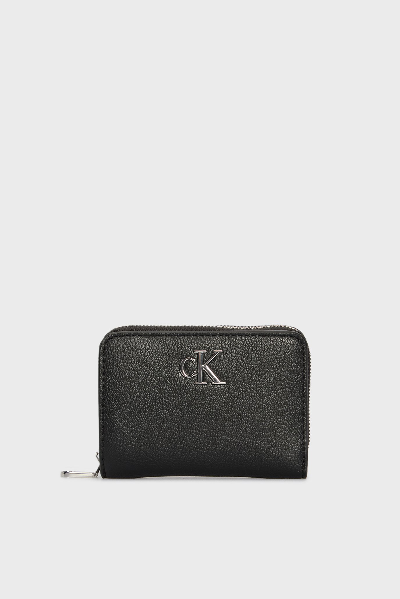 Женский черный кошелек MINIMAL MONOGRAM MED ZIP AROUND 1