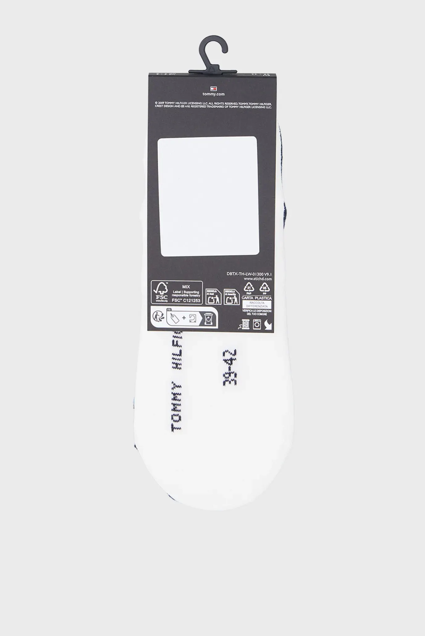 Следы TH MEN FOOTIE HC 2P LOGO STRIPE 3