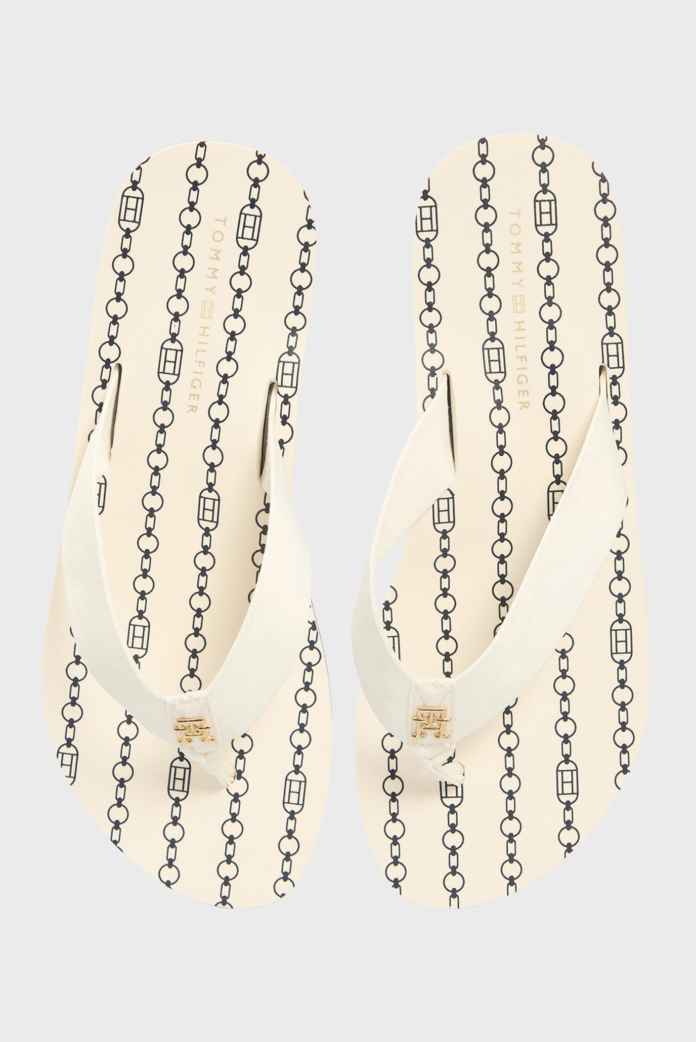 Женские белые вьетнамки с узором TH CHAIN PRINT BEACH SANDAL 4