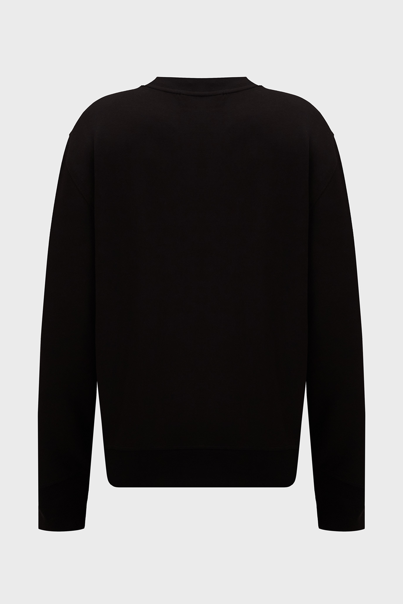 Мужской черный свитшот INTERLOCK CREW NECK 2