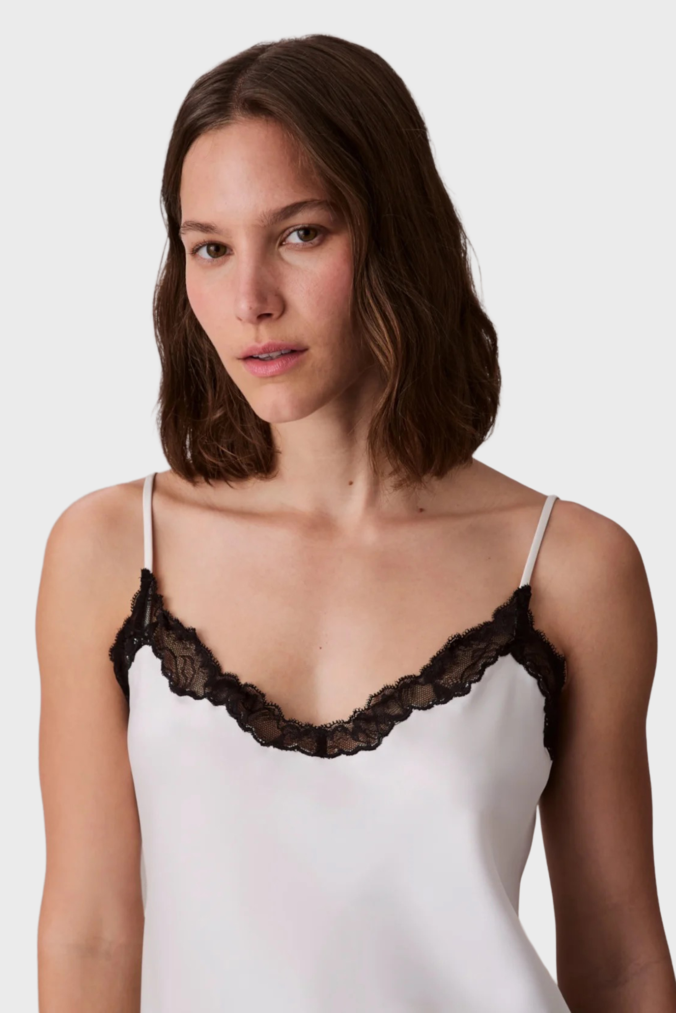 Топ Matte Satin Cami with Lace 3