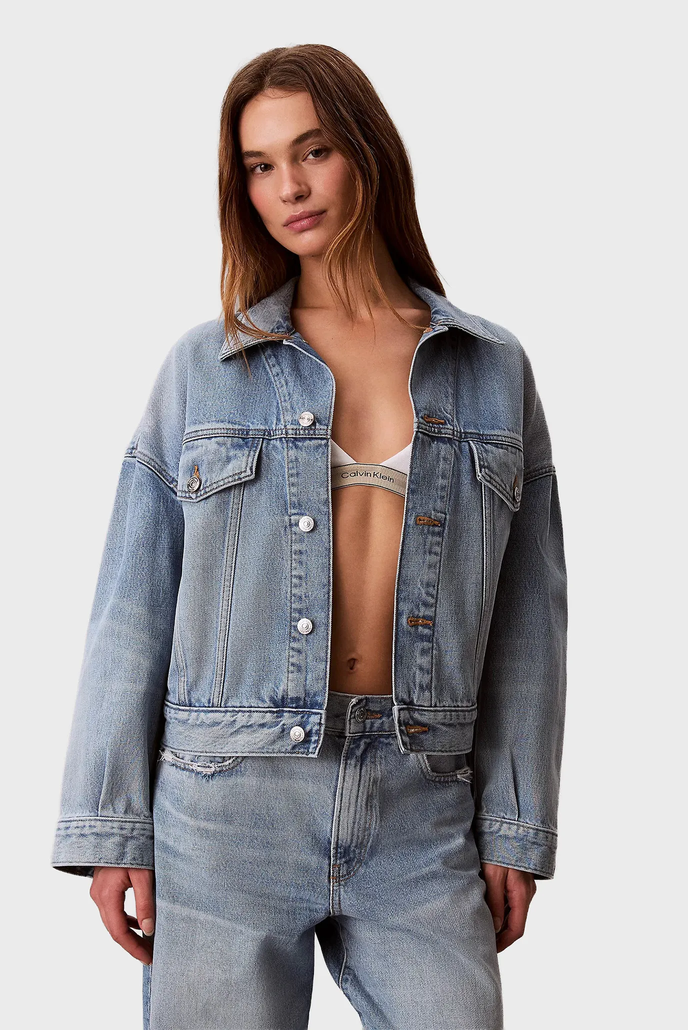 Куртка джинсовая RELAXED TRUCKER VINTAGE MOSS 1