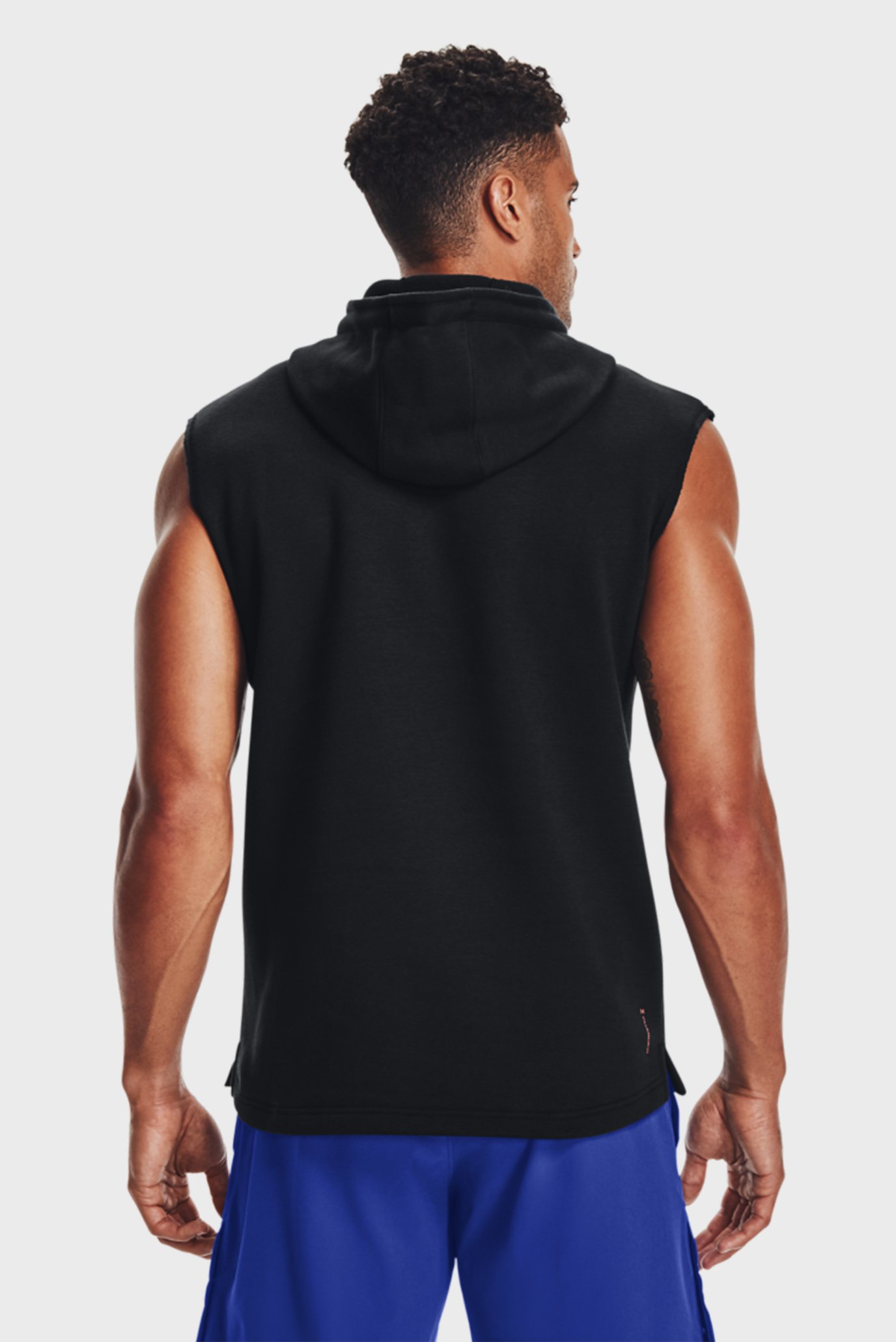 Мужское черное худи UA Pjt Rock CC Fleece SL HD Under Armour Мужское черное худи UA Pjt Rock CC Fleece SL HD 11