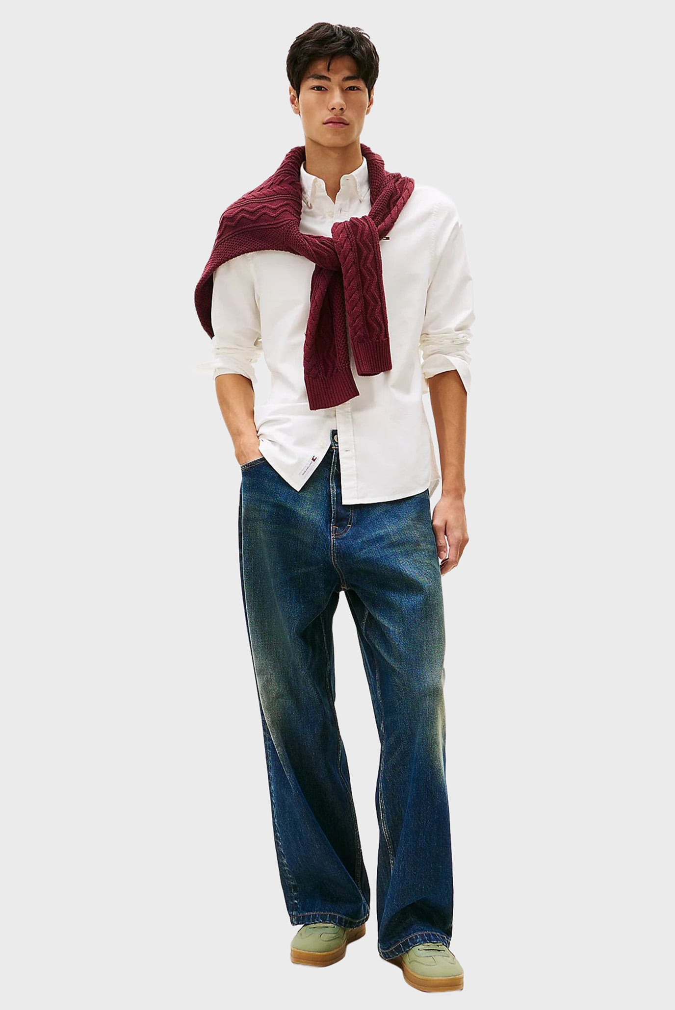 Рубашка/TJM REG OXFORD SHIRT EXT 2