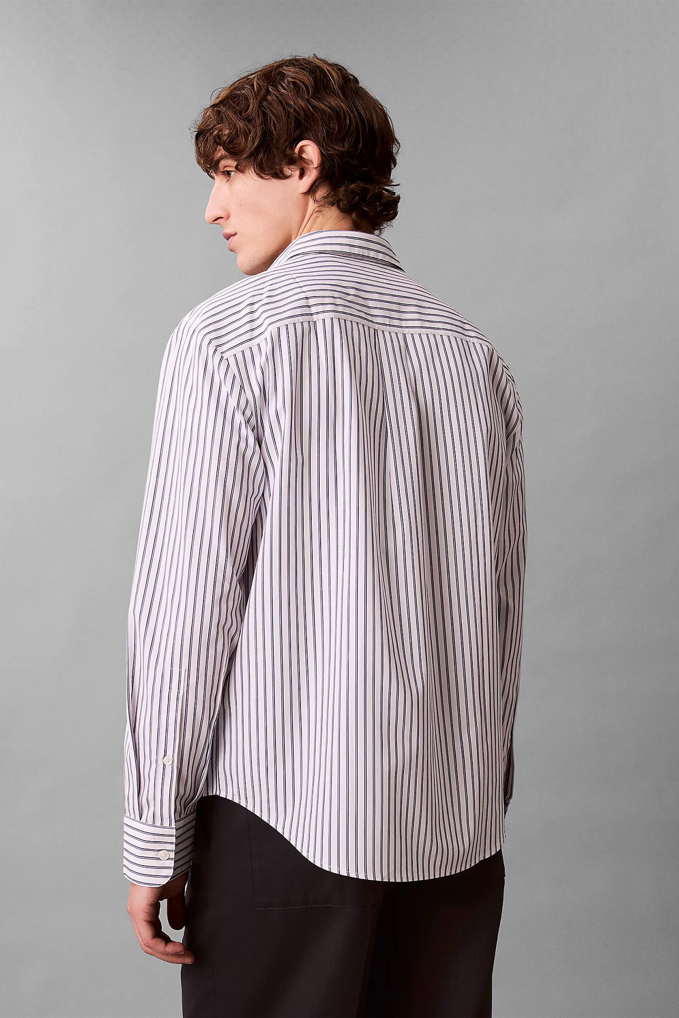 Рубашка LS THIN DBL STRIPE COTTON EASY S 5