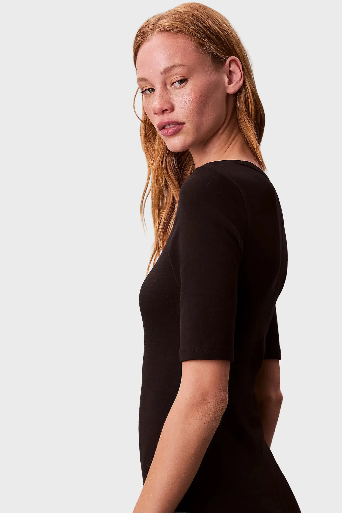 Платье HS CTN CONTOUR 1X1 RIB MIDI DRES 4