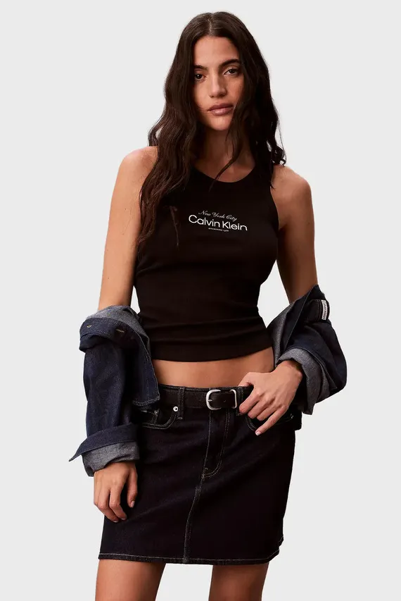 Майка CONTOUR 2X2 RIB GRAPHIC TANK Calvin Klein Jeans