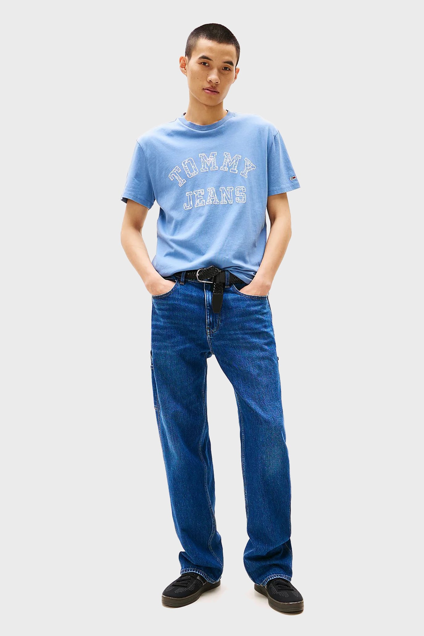 Мужская голубая футболка TJM REG PAISLEY COLLEGE 2