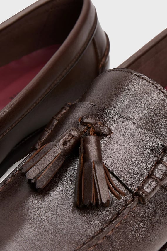Лоферы HILFIGER TASSEL LTH LOAFER