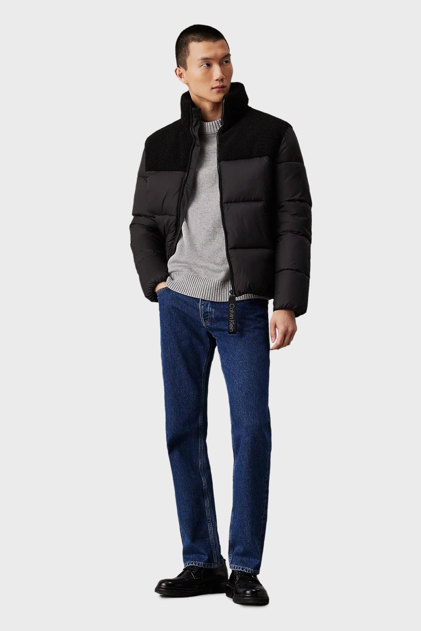 Мужская черная куртка SHERPA PUFFER JACKET 3