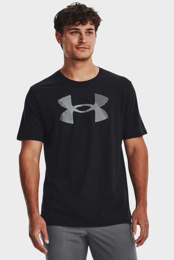 Мужская черная футболка UA BIG LOGO FILL SS Under Armour