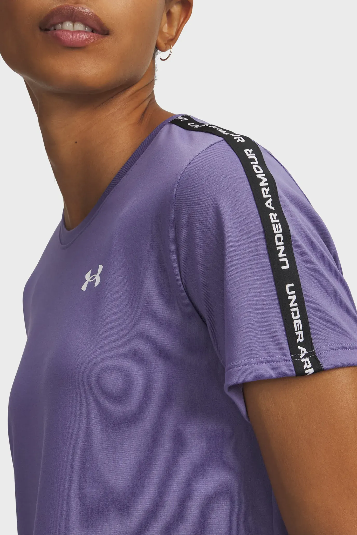 Футболка UA Tech WM Tape SS-PPL 3
