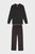 Мужская черная пижама (лонгслив, брюки) UMKIT-JUSTIN-DERIK