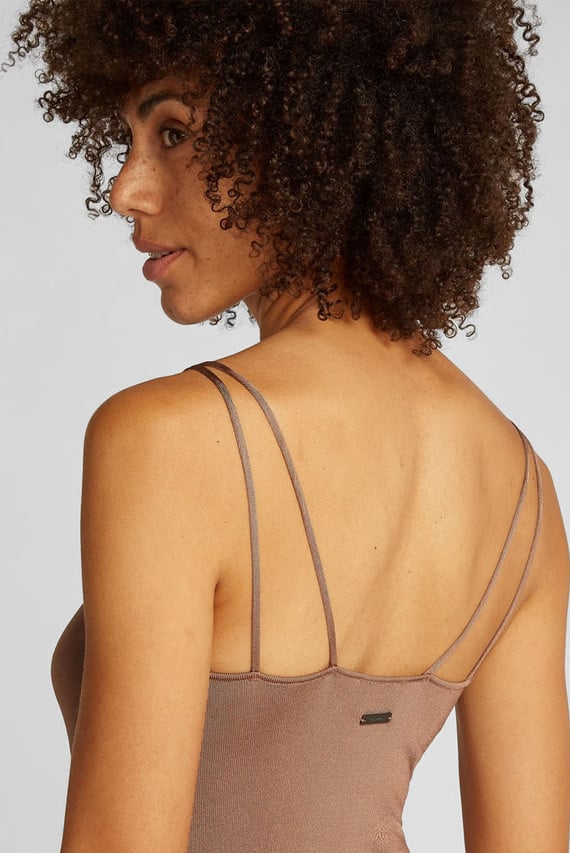 Платье SHINE VISCOSE KNIT SLIP DRESS