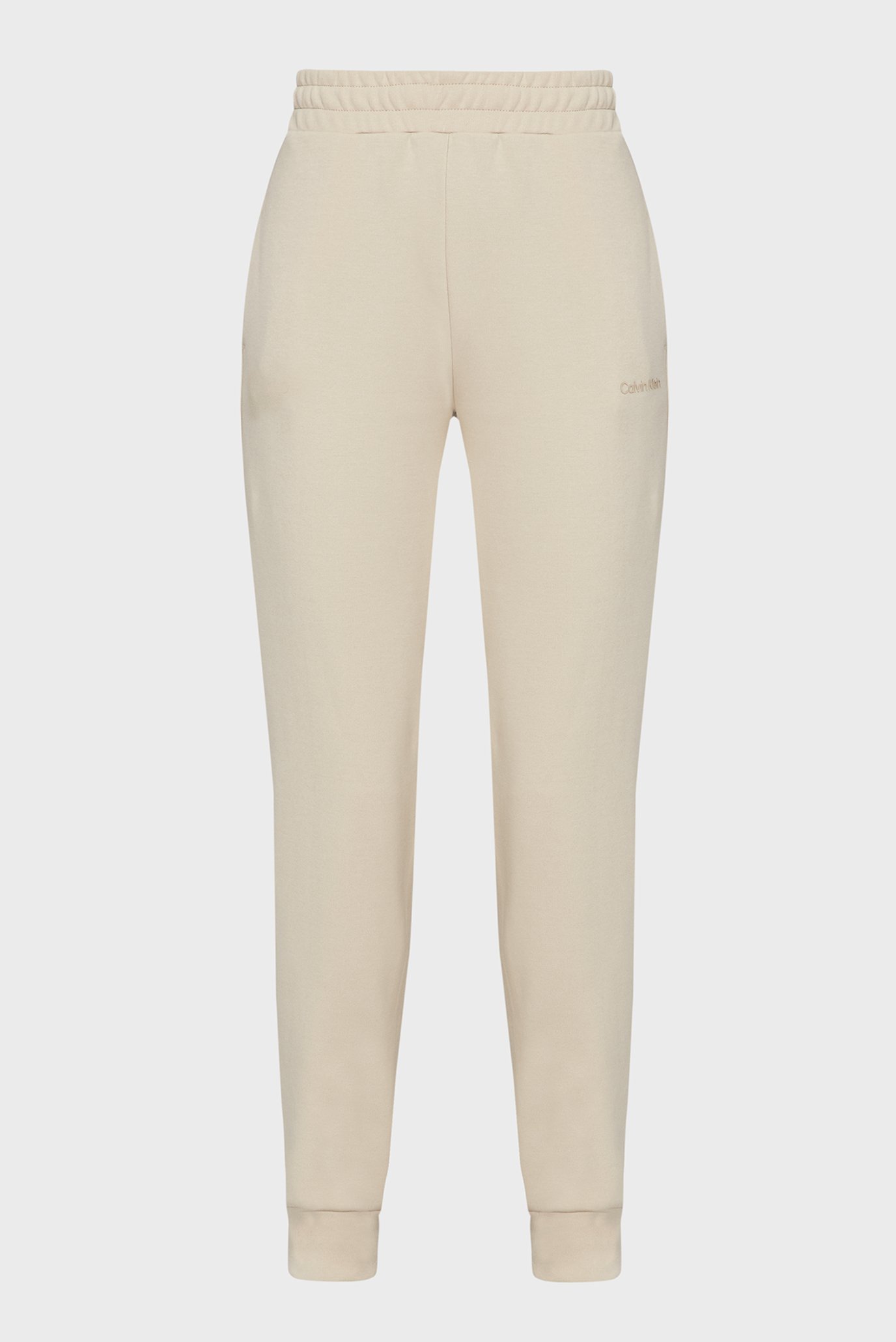 Женские бежевые спортивные брюки MICRO LOGO ESS SLIM JOGGER 4