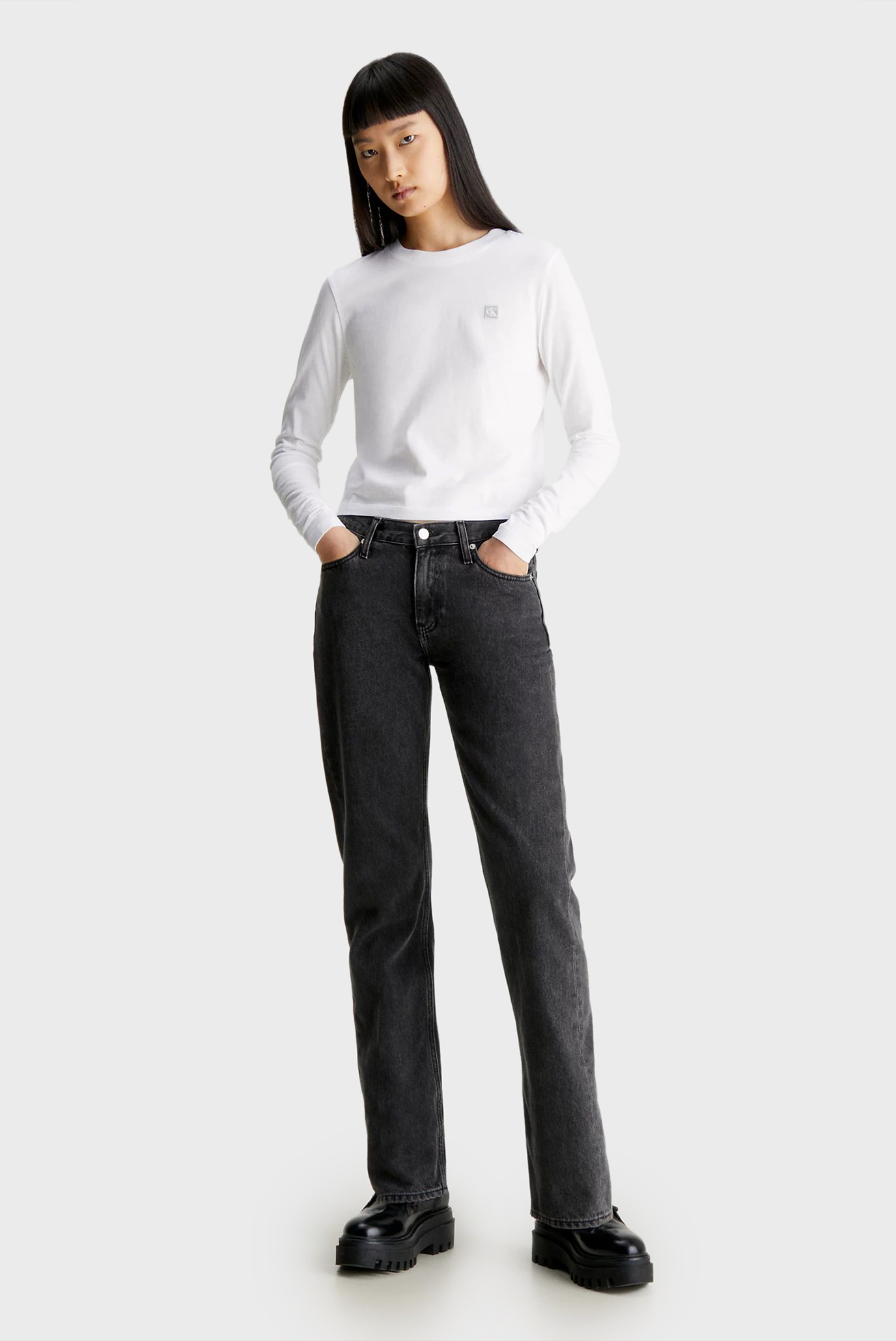 Лонгслив CK EMBRO BADGE LS BABY TEE 2