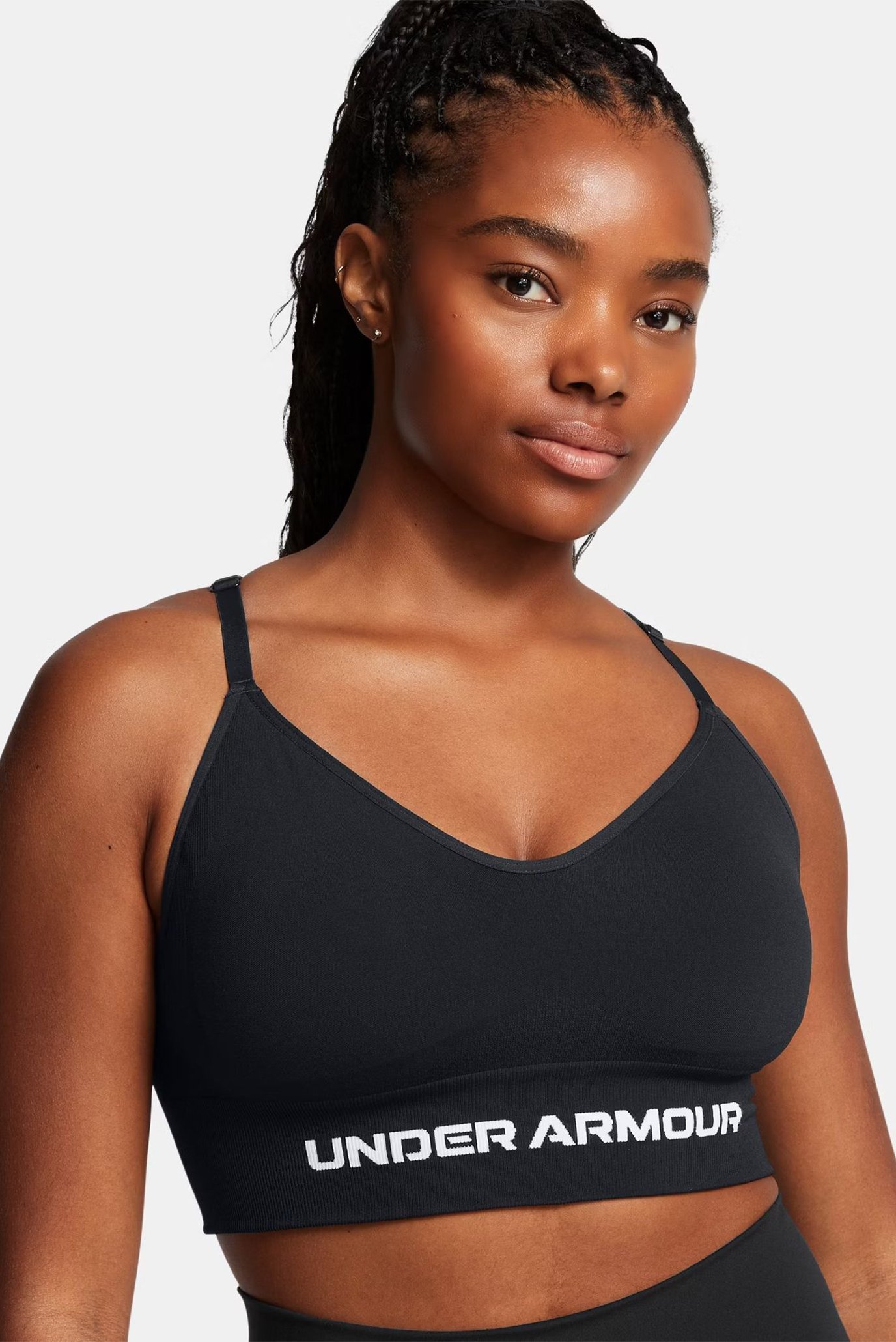 Женский черный топ Vanish Seamless Low BraUnder Armour Женский черный топ Vanish Seamless Low Bra 4