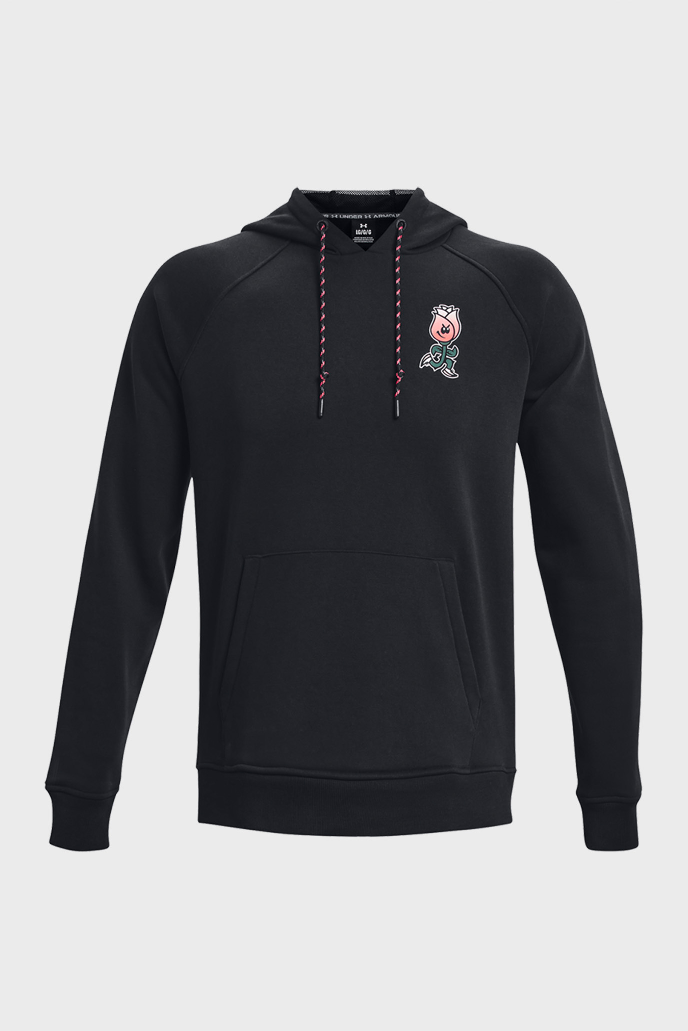 Мужское черное худи UA HW Terry Rose Hoodie 6