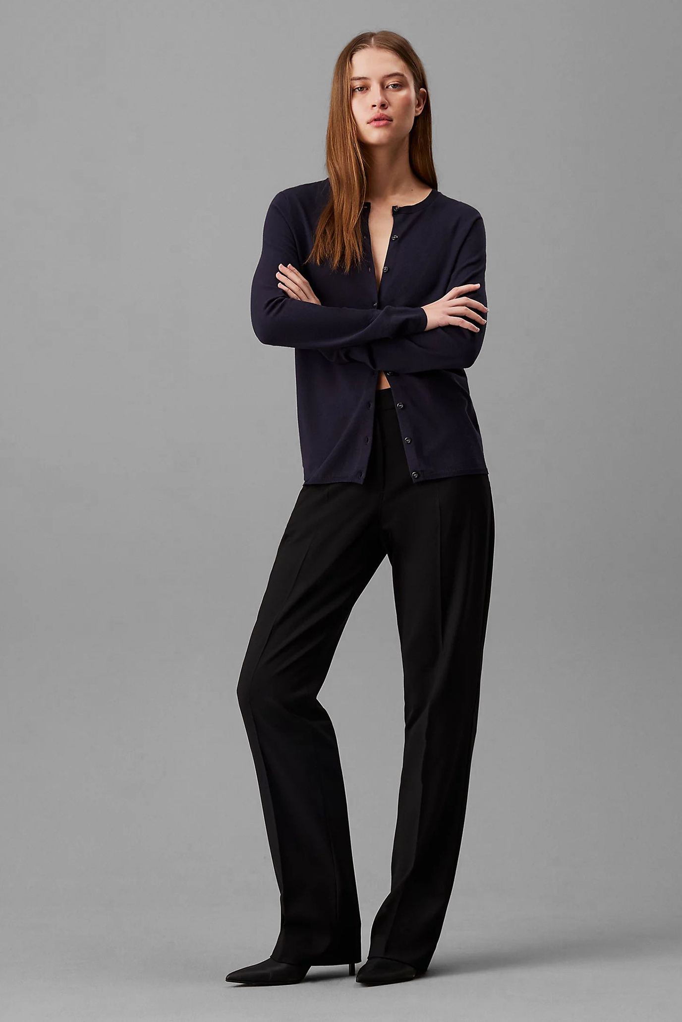 Штаны STRETCH WOOL SLIM STRAIGHT 2