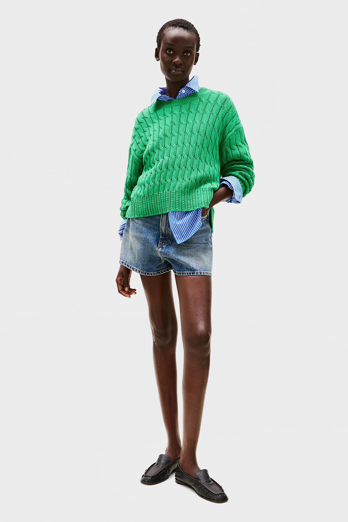 Шорты DNM MINI FLARE SHORT HW SELITommy Hilfiger Шорты DNM MINI FLARE SHORT HW SELI 2