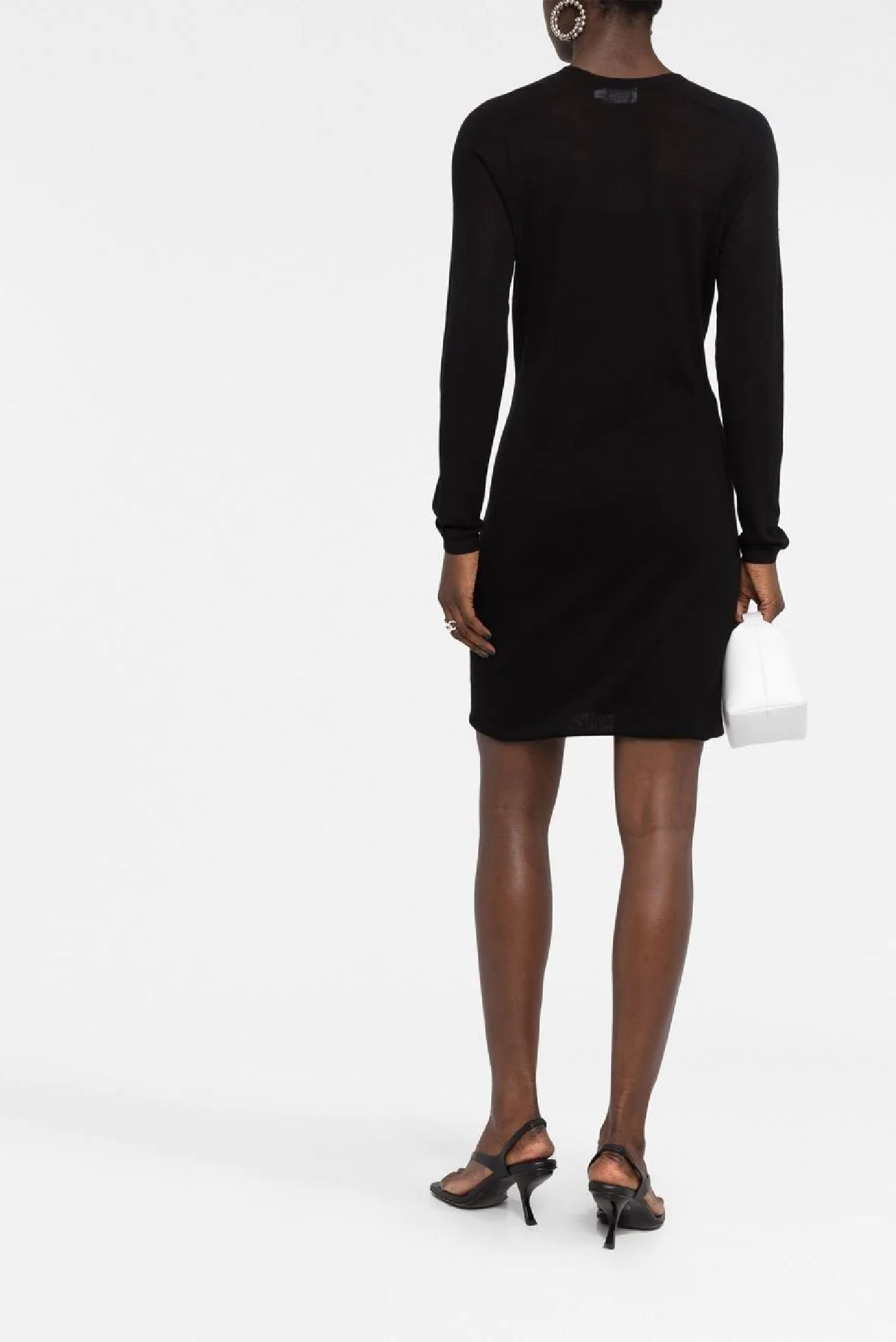 Платье SHEER KNIT BANDEAU MIDI DRESS 4