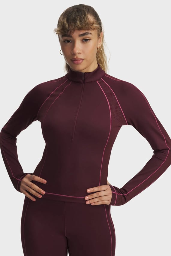 Лонгслив UA ColdGear Textured 1 2 Zip Under Armour