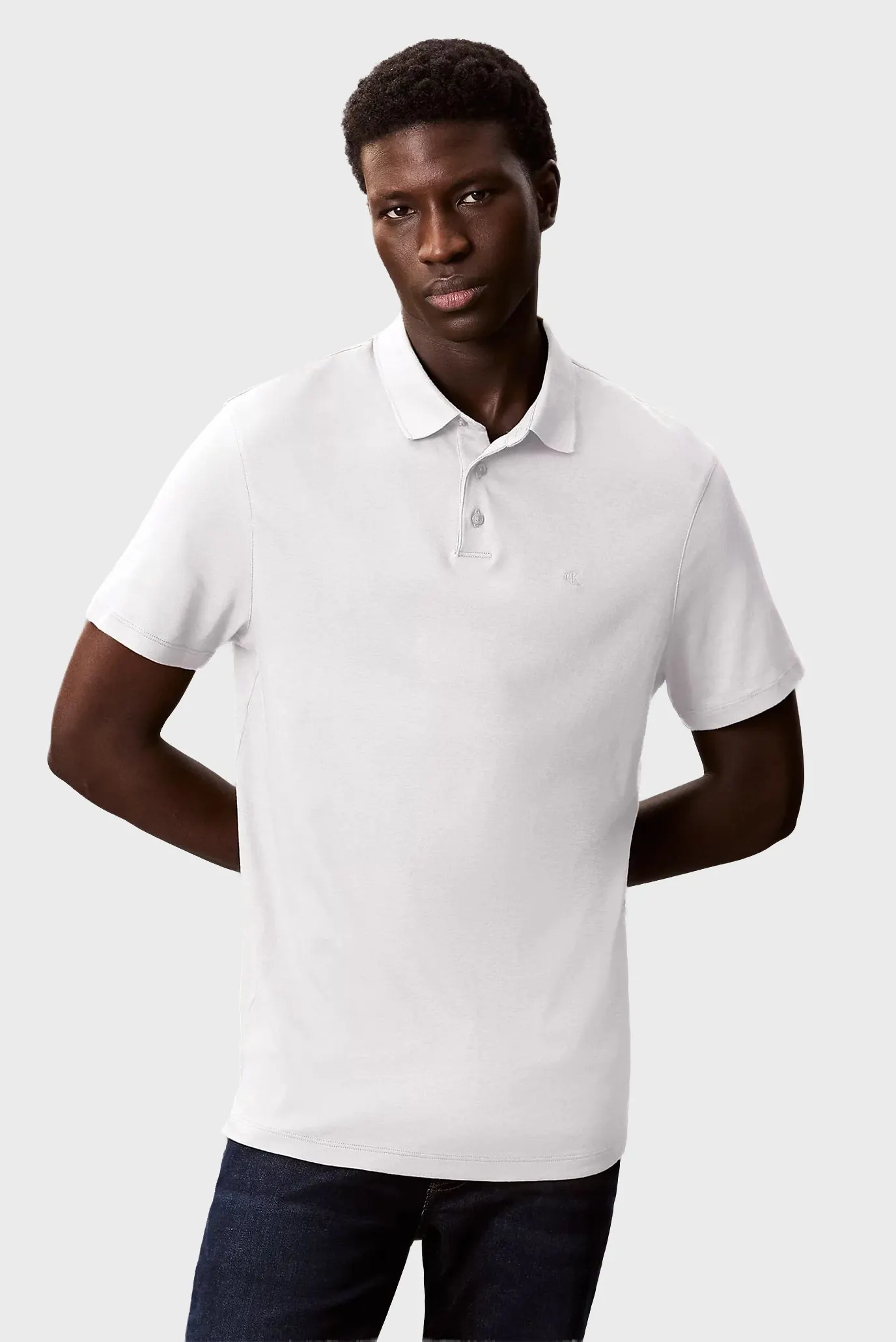 Поло SS SUPIMA CHEST EMB POLO 1