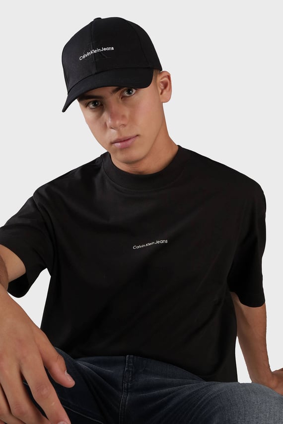 Мужская черная кепка MONO LOGO EMBRO Calvin Klein Jeans