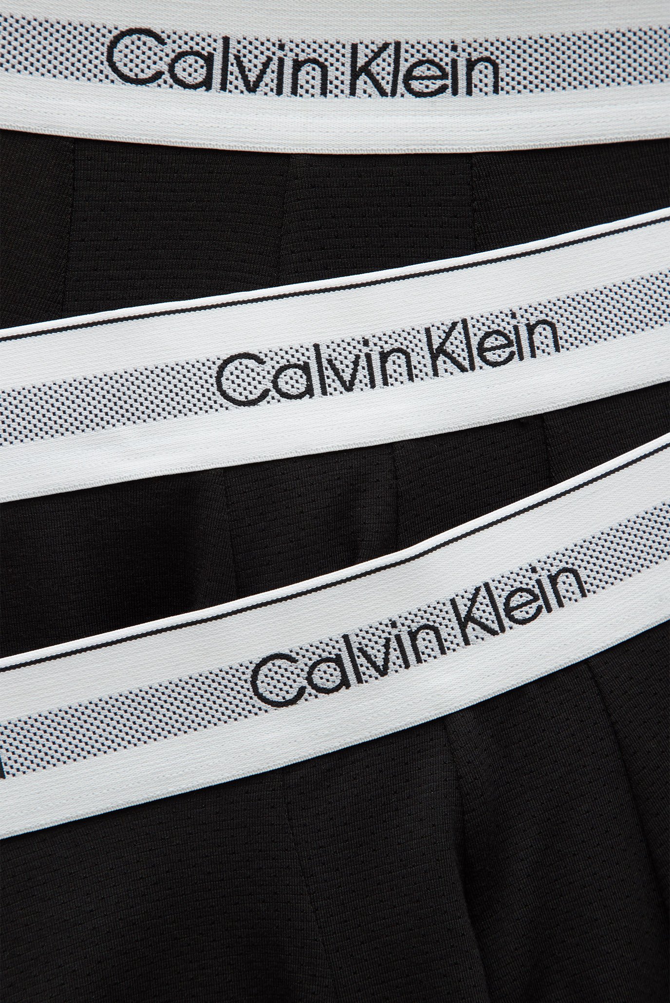 Мужские черные боксеры (3 шт) LOW RISE TRUNK 7