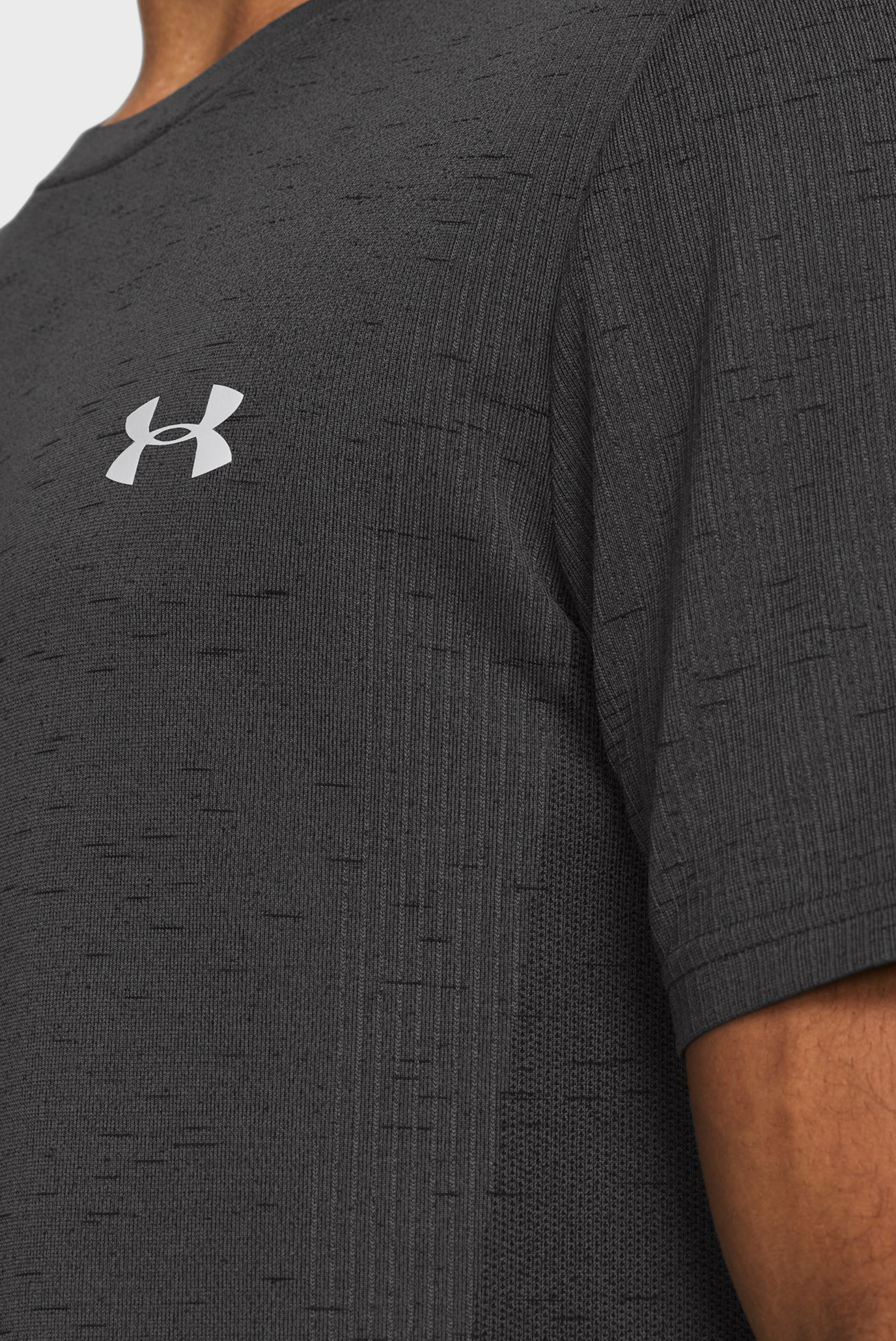 Мужская темно-серая футболка UA Vanish Seamless SS-GRY 3