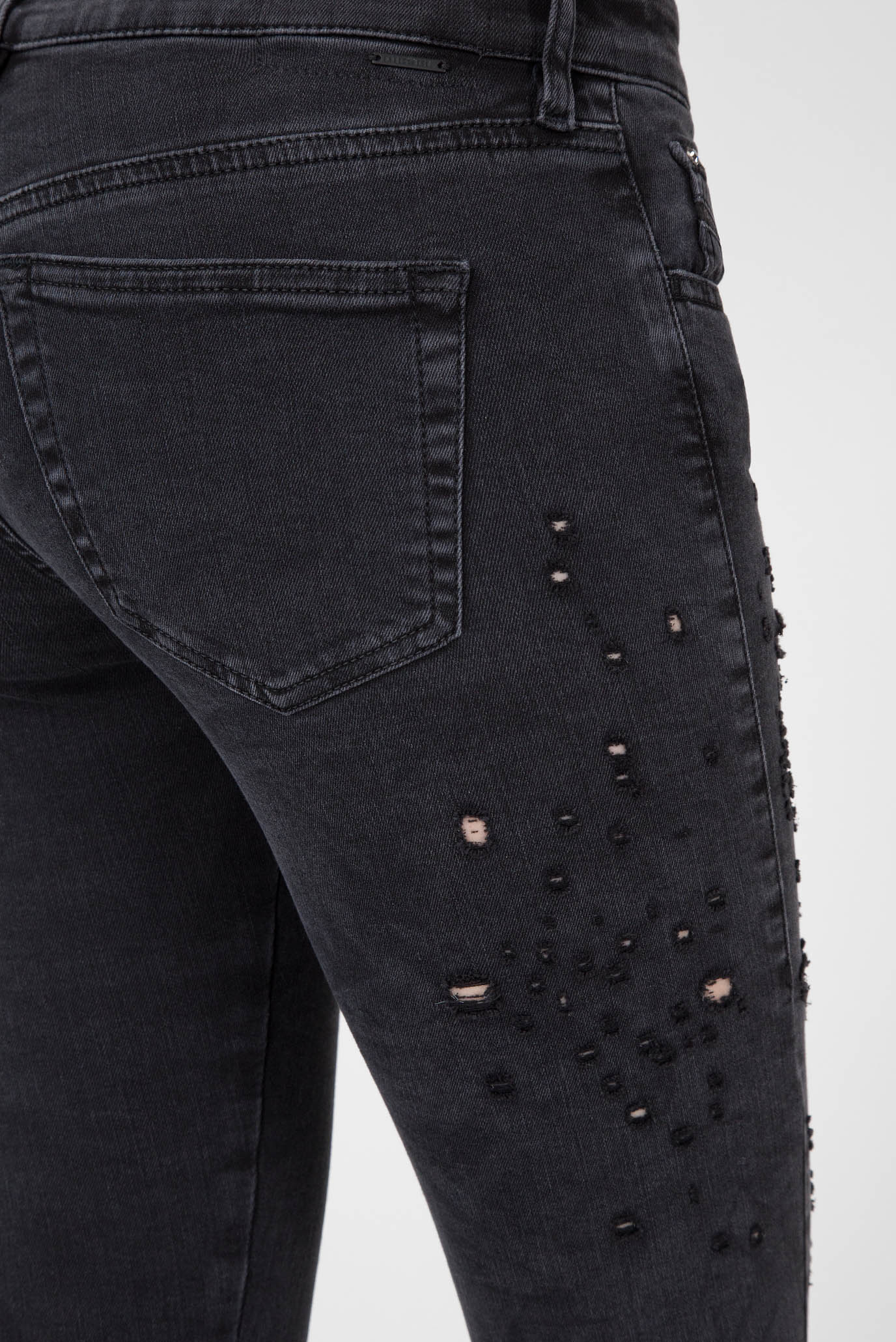 Женские черные джинсы SLANDY 4