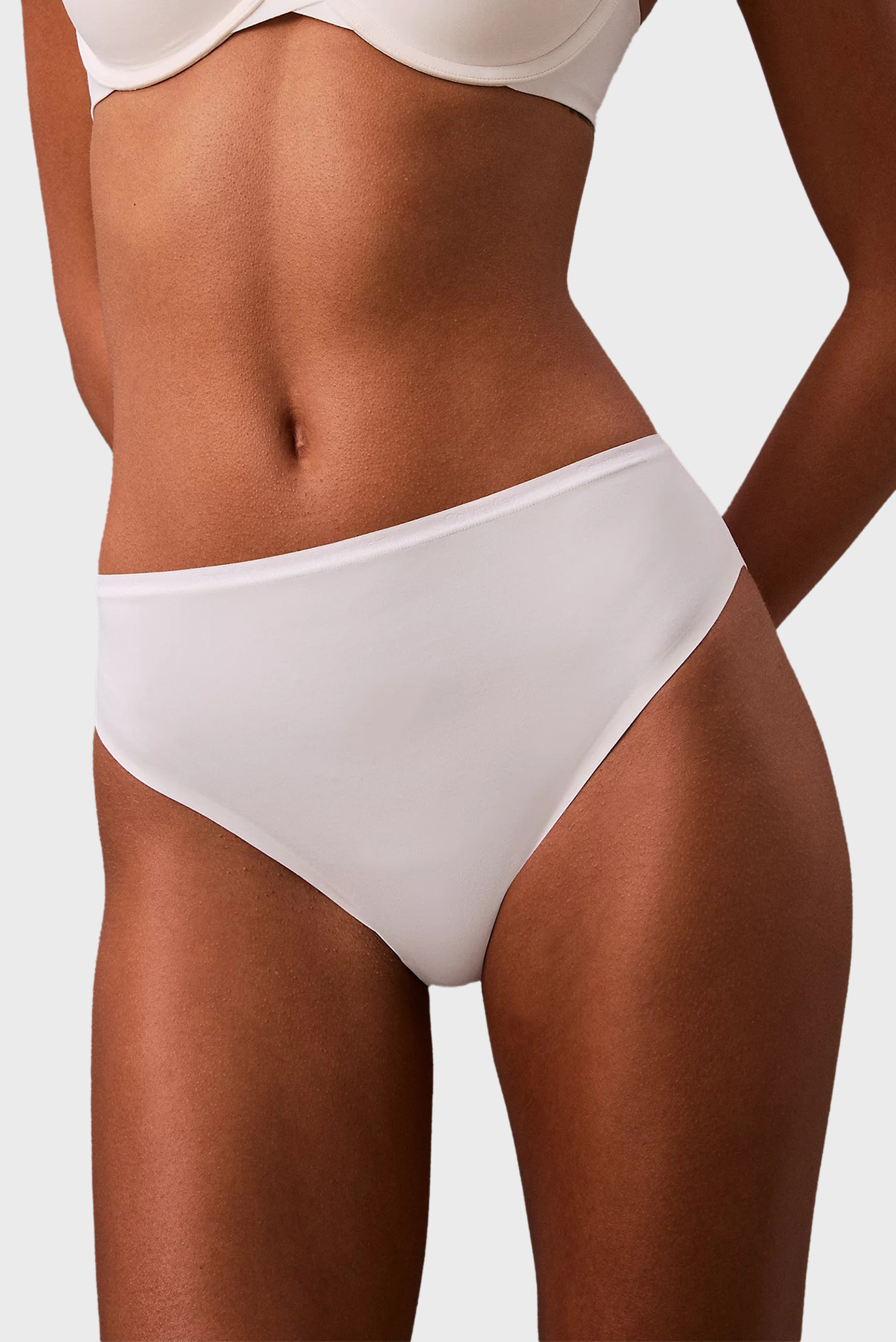 Женские белые трусики HIGH LEG BRIEF 5