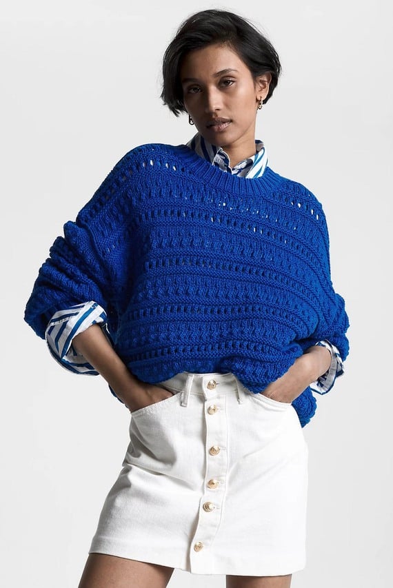 Свитер CROCHET C-NK SWEATER