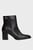 Ботильоны STACKED HEEL LEATHER ANKLE BOOT
